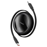 Кабель Baseus Free2Draw Mini Retractable Charging Cable Type-C to Type-C 100W 1m Cluster Black (Колір Черный) - фото № 2