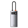 USB-хаб Baseus Metal Gleam Series 4-in-1 Multifunctional Type-C HUB Docking Station Gray（Type-C to HDMI*1+USB3.0*1+USB2.0*1+PD*1） (Gray)- № 3