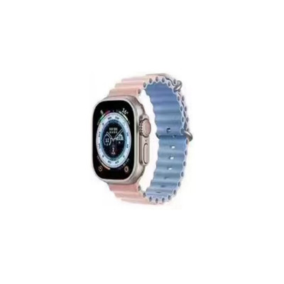 Ремінець для годинника Apple Watch Ocean two-tone 42/44/45/49mm 24.Pink-Blue (Ocean42-24.Pink-Blue) - изображение 1