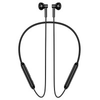 Бездротові навушники BOROFONE BE70 Light neck-hanging BT earphones obsidian black (Цвет Black) - фото № 4
