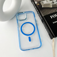 Чохол для смартфона Cosmic Acrilyc Colorful Mag for Apple iPhone 15 Light Blue (Цвет Light-Blue) - фото № 4