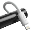 Кабель Baseus Simple Wisdom Data Cable Kit USB to iP PD 20W (2PCS/Set）1.5m White (Белый)- № 4