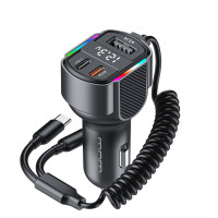 АЗП з FM-модулятором WUW-C220 Black (Колір Black) - фото № 3