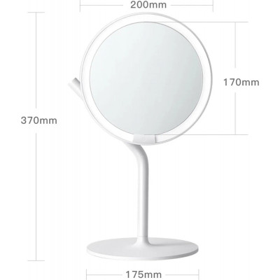 Дзеркало для макіяжу Xiaomi Amiro mini 2S AML117 Desk Makeup Mirror - зображення 3