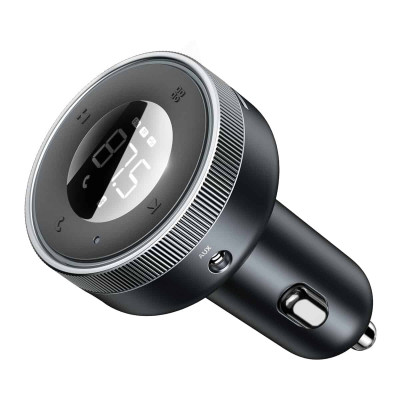 АЗП з FM-модулятор Baseus Enjoy Car Wireless MP3 Charger (Wireless 5.0+5V/3.4A) Black - изображение 5