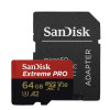 Карта пам'яті microSDXC (UHS-1 U3) SanDisk Extreme Pro A2 64Gb class 10 V30 (R200MB/s,W90MB/s) (adapter) k22612 - № 1 Карта пам'яті microSDXC (UHS-1 U3) SanDisk Extreme Pro A2 64Gb class 10 V30 (R200MB/s,W90MB/s) (adapter) SanDisk - № 1