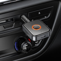 Bluetooth-ресивер BOROFONE BC55 Suave car AUX BT receiver Black (Цвет 7073) - фото № 7