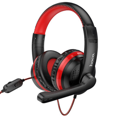 Навушники HOCO W103 Magic tour gaming headphones Red - зображення 1