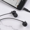 Навушники HOCO M60 Perfect sound universal earphones with mic Black (Черный)- № 4