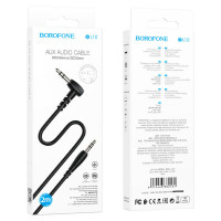 Аудіокабель BOROFONE BL10 AUX audio cable 2m Black (Цвет Черный) - фото № 4