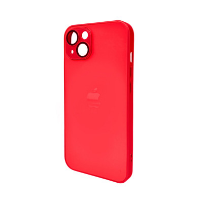 Чохол для смартфона AG Glass Matt Frame Color Logo for Apple iPhone 13 Coke Red - изображение 1