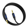 Аудіокабель BOROFONE BL20 True sound silicone audio cable AUX Black (7073)- № 3