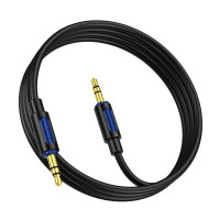 Аудіокабель BOROFONE BL20 True sound silicone audio cable AUX Black (Цвет 7073) - фото № 3