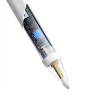 Стилус Baseus Smooth Writing 2 Stylus with LED Indicators Wireless Version Moon White (USB-C Cable and Active Pen Tip Included) (Колір Moon-White) - фото № 4