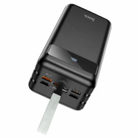 Зовнішній акумулятор HOCO J86B Electric 22.5W fully compatible power bank(60000mAh) Black (Цвет 7073) - фото № 2