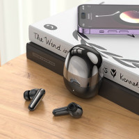 Бездротові навушники HOCO EQ11 Pacifico true wireless BT headset Black (Цвет Черный) - фото № 4