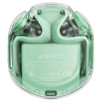 Бездротові навушники ACEFAST T8 Crystal color (2) bluetooth earbuds Mint Green (Колір Mint Green) - фото № 2
