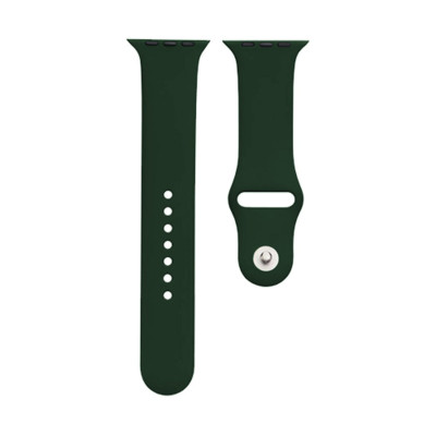 Ремінець для годинника Apple Watch Silicone Classic 42/44/45/49mm 48.Pine Green - изображение 1