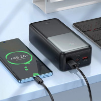 Зовнішній акумулятор HOCO J136B Sirui 22.5W+PD20W fully compatible power bank (30000mAh) Black (Цвет 7073) - фото № 5