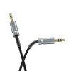 Аудiокабель HOCO UPA31 Cindy spring audio cable AUX 3m Black (7073)- № 3