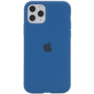 Чохол для смартфона Silicone Full Case AA Open Cam for Apple iPhone 11 Pro кругл 39,Navy Blue - зображення 1