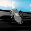Тримач для мобільного HOCO H8 General car holder(air outlet) Black - зображення 7
