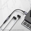 Перехідник BOROFONE BV24 Graceful digital audio converter cable iP to 3.5mm Metal Grey (Metal Gray)- № 7