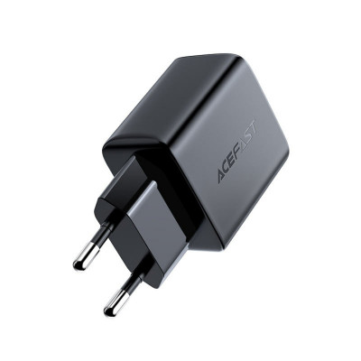 Мережевий зарядний пристрій ACEFAST A1 PD20W single USB-C charger Black - изображение 3