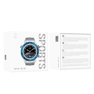 Смарт-годинник HOCO Y16 Smart sports watch(call version) Silver - изображение 4