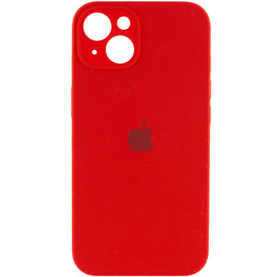 Чохол для смартфона Silicone Full Case AA Camera Protect for Apple iPhone 13 11,Red - изображение 1
