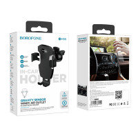 Автотримач для телефона BOROFONE BH55 Fenix air outlet gravity holder (Колір 7073) - фото № 7