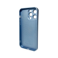 Чохол для смартфона AG Glass Matt Frame Color Logo for Apple iPhone 15 Pro Max Sierra Blue (Цвет Sierra Blue) - фото № 2