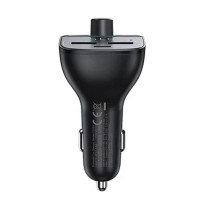 АЗП з FM-модулятором UGREEN CD229 FM&Bluetooth Transmitter&Car Charger + TF  Slot Black (Колір Black) - фото № 4
