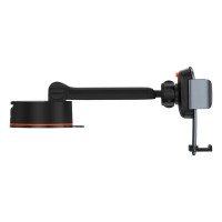 Автотримач для телефона Baseus Easy Control Clamp Car Mount Holder Pro (Suction Cup Version)  Tarnish (Колір Тьмяний) - фото № 6