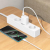 Мережевий зарядний пристрій BOROFONE BN26 Fuente single-port PD20W charger set (C to C) (EU) White (Білий)- № 8
