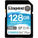 Карта пам'яті SDXC (UHS-1 U3) Kingston Canvas Go Plus 128Gb class 10 V30 (R170MB/s, W90MB/s)
