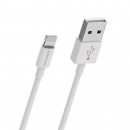 Кабель BOROFONE BX22 USB to iP 2.4A, 1m, PVC, РС connectors, White