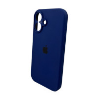 Чохол для смартфона Silicone Full Case AA Camera Protect for Apple iPhone 16 55,Mid Black (Колір Mid-Black) - фото № 3