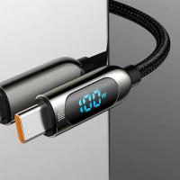 Кабель Baseus Display Fast Charging Data Cable Type-C to Type-C 100W 2m Black (Цвет Черный) - фото № 7