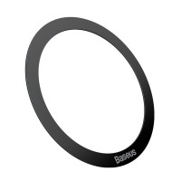Пластина для магнітного тримача Baseus Halo Series Magnetic Metal Ring（2pcs/pack）Black (Колір Black) - фото № 5