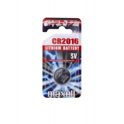 Батарейка MAXELL CR2016 1PC BLIST PK 1шт (M-11239100) (4902580103019) - зображення 1