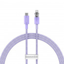 Кабель Baseus Explorer Series Fast Charging Cable with Smart Temperature Control Type-C to iP 20W 1m Purple