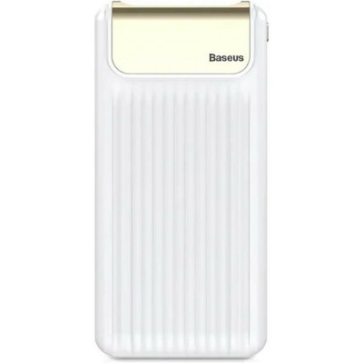 Зовнішній акумулятор Baseus Thin Power Bank 10000mAh White - изображение 1