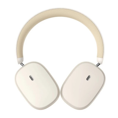 Навушники Baseus Bowie H1 Noise-Cancelling Wireless Headphones Rice White - зображення 3