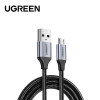 Кабель UGREEN US290 USB 2.0 A to Micro USB Cable Nickel Plating Aluminum Braid 2m (Black) (UGR-60148) (UGR-60148) - зображення 2