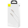 Кабель Baseus Cafule Series Metal Data Cable Type-C to iP PD 20W 1m White (White)- № 2