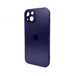 Чохол для смартфона AG Glass Matt Frame Color Logo for Apple iPhone 14 Deep Purple