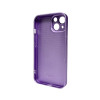 Чохол для смартфона AG Glass Matt Frame Color Logo for Apple iPhone 15 Light Purple - изображение 2
