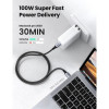 Кабель UGREEN US316 USB-C to USB-C 2.0 Cable 100W Alu Case with Braid 1.5m (Space Gray) (UGR-70428) (Space-Gray)- № 3