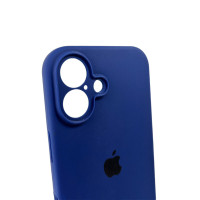 Чохол для смартфона Silicone Full Case AA Camera Protect for Apple iPhone 16 55,Mid Black (Колір Mid-Black) - фото № 4